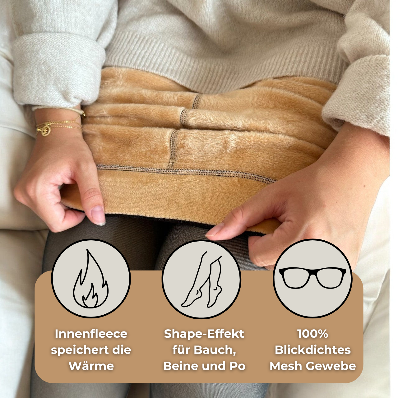 Thermo-Strumpfhose - mit eleganter Komfort-Naht